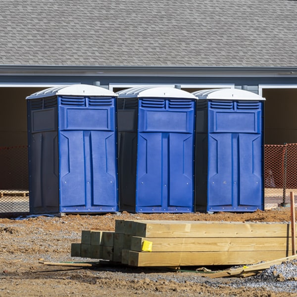 are there any restrictions on where i can place the portable toilets during my rental period in Bloomington Indiana